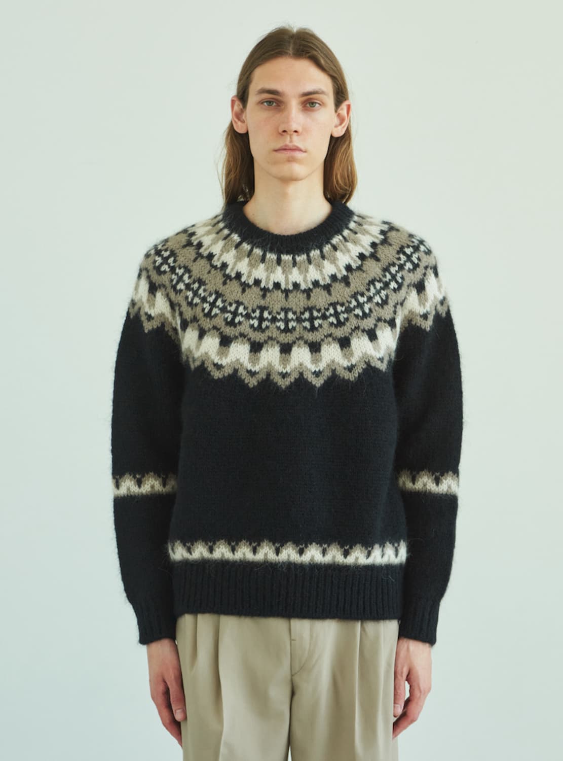 21FW 바토너 모헤어 노르딕 니트 상품이미지4