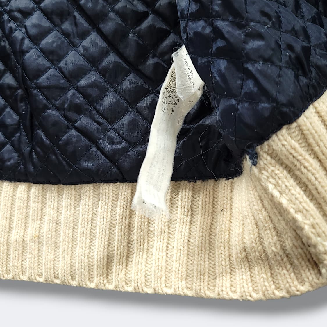 [XL] 자라 숄카라 코위찬패턴 누빔 니트 가디건 상품이미지9