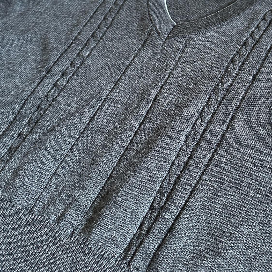 Green Mate v-neck wool knit sweater 상품이미지5