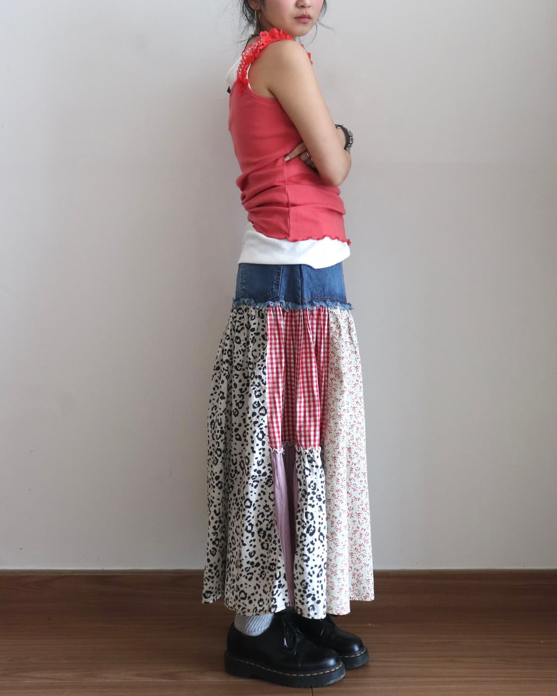 [Freada] Check Docking Skirt (새상품) 상품이미지3