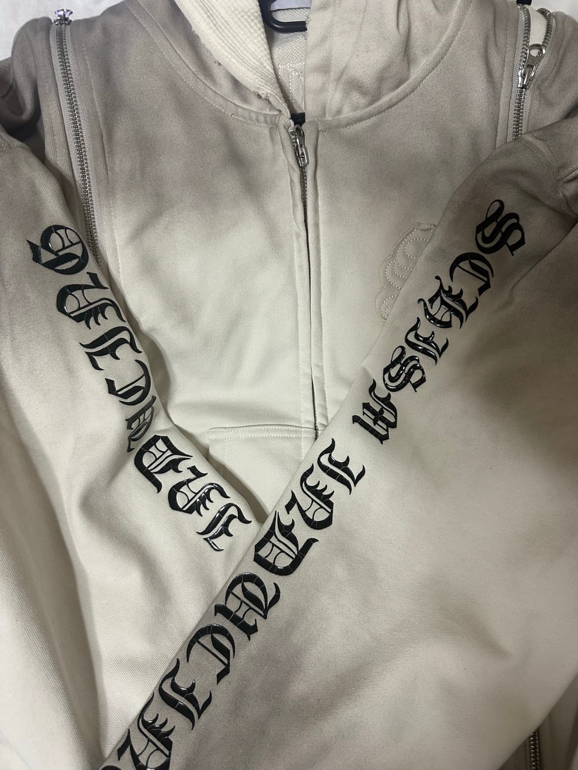 스키즘인듀싱 ASSEMBLY 어셈블리 후드집업 그레이 M 상품이미지2