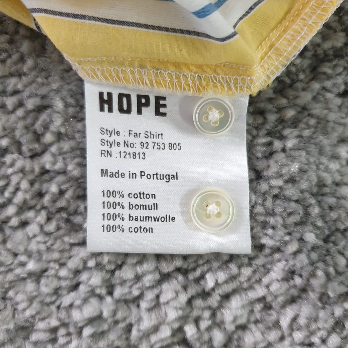 HOPE 스트라이프 셔츠 상품이미지4