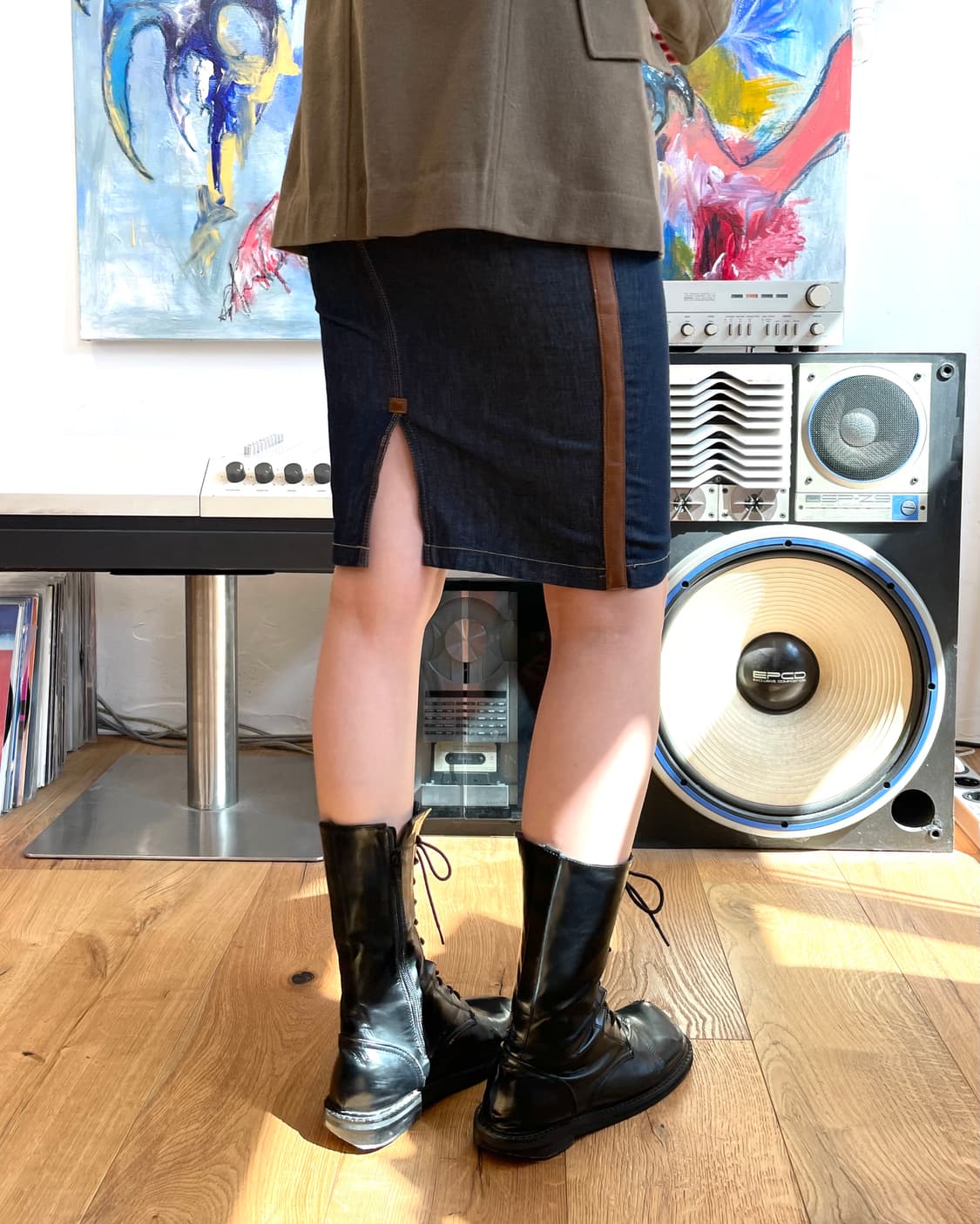 [38] 구찌 by 톰포드 2000FW 데님 스커트 상품이미지7