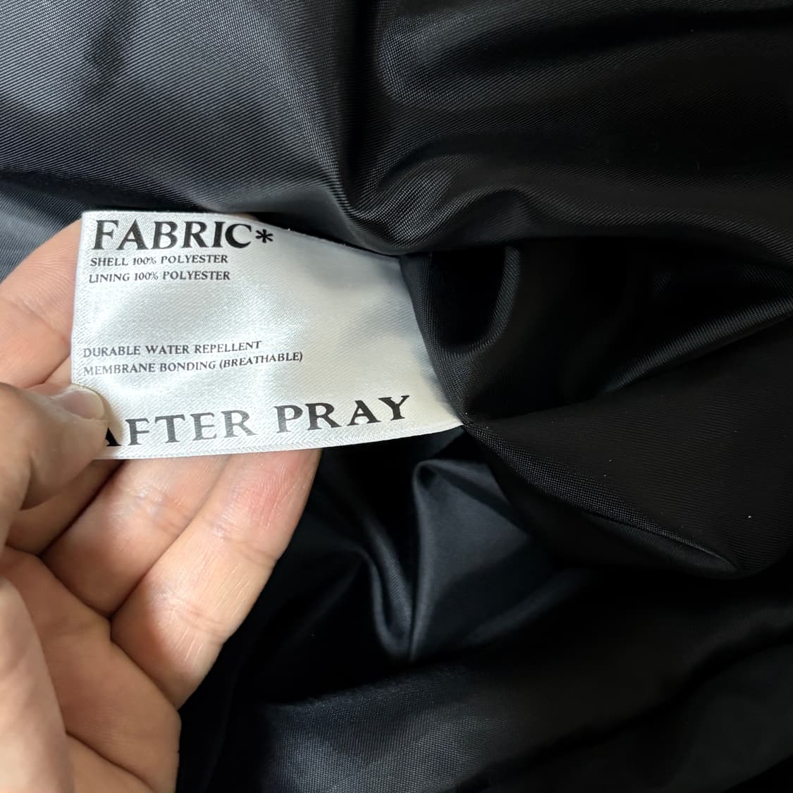 [L]애프터프레이 후디드 프린트 쉘파카 상품이미지2