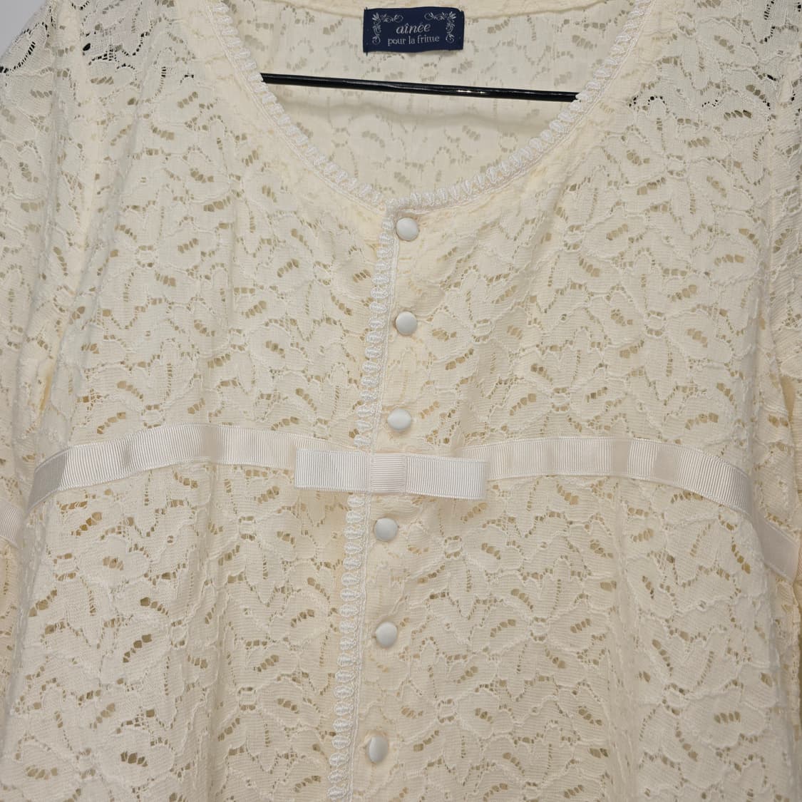 모리걸 빈티지 레이스 블라우스 상품이미지3