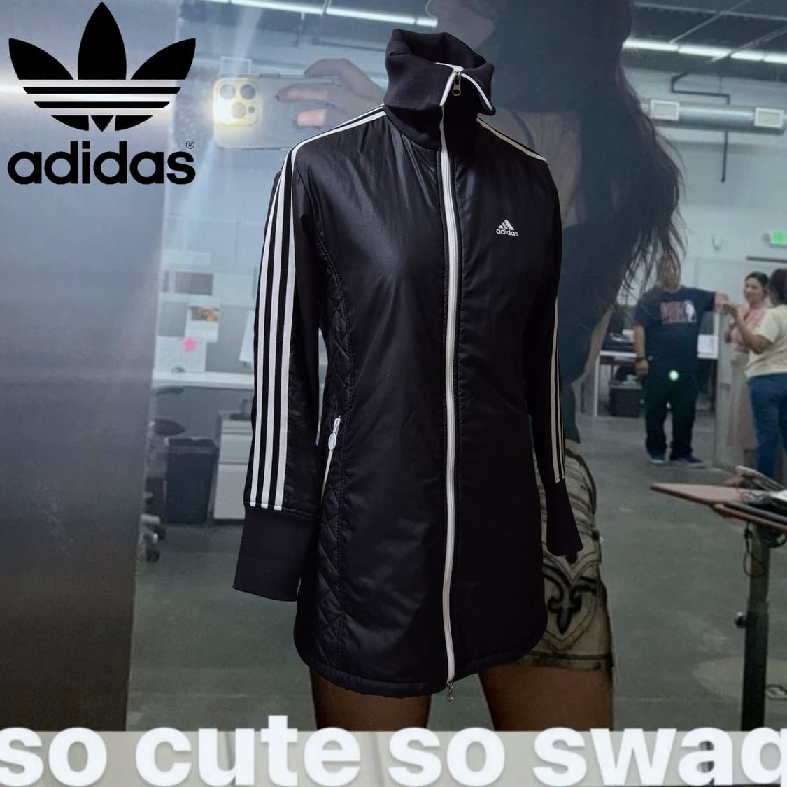 ADIDAS 00s quilting high-neck track ops 상품이미지1