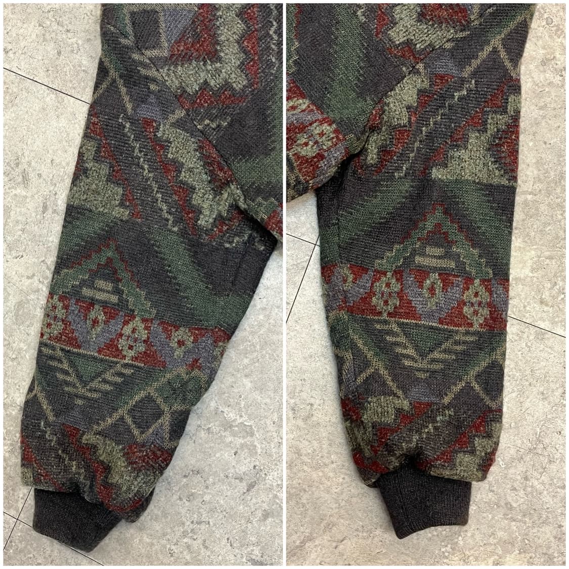 PGA 투어 패턴 가디건 브라운 100 #csz2749 상품이미지9