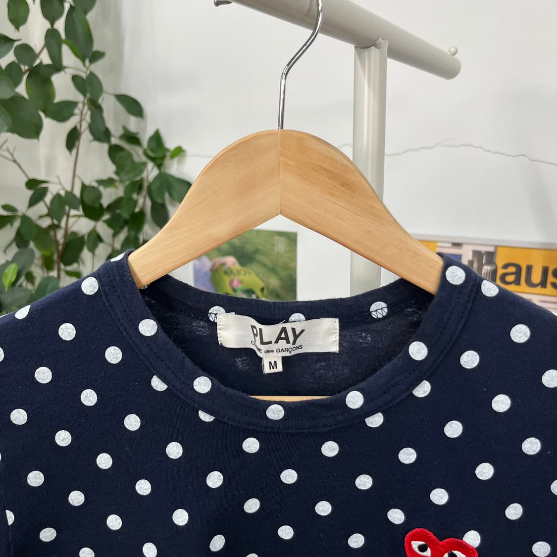 꼼데가르송 도트 롱슬리브 M 상품이미지3