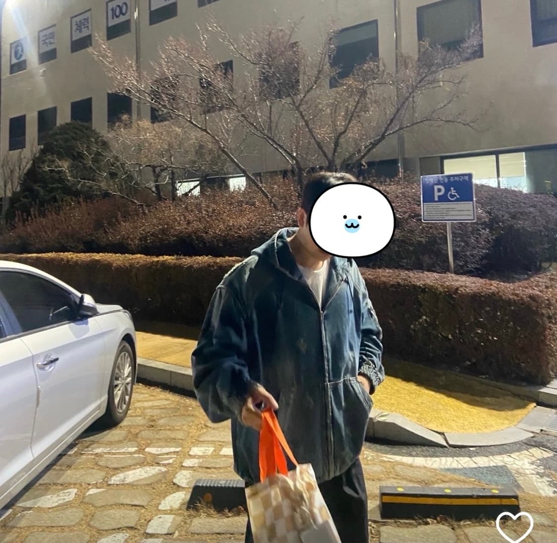 준지 24ss 데미지 데님 후드 [L] 팝니다. 상품이미지2