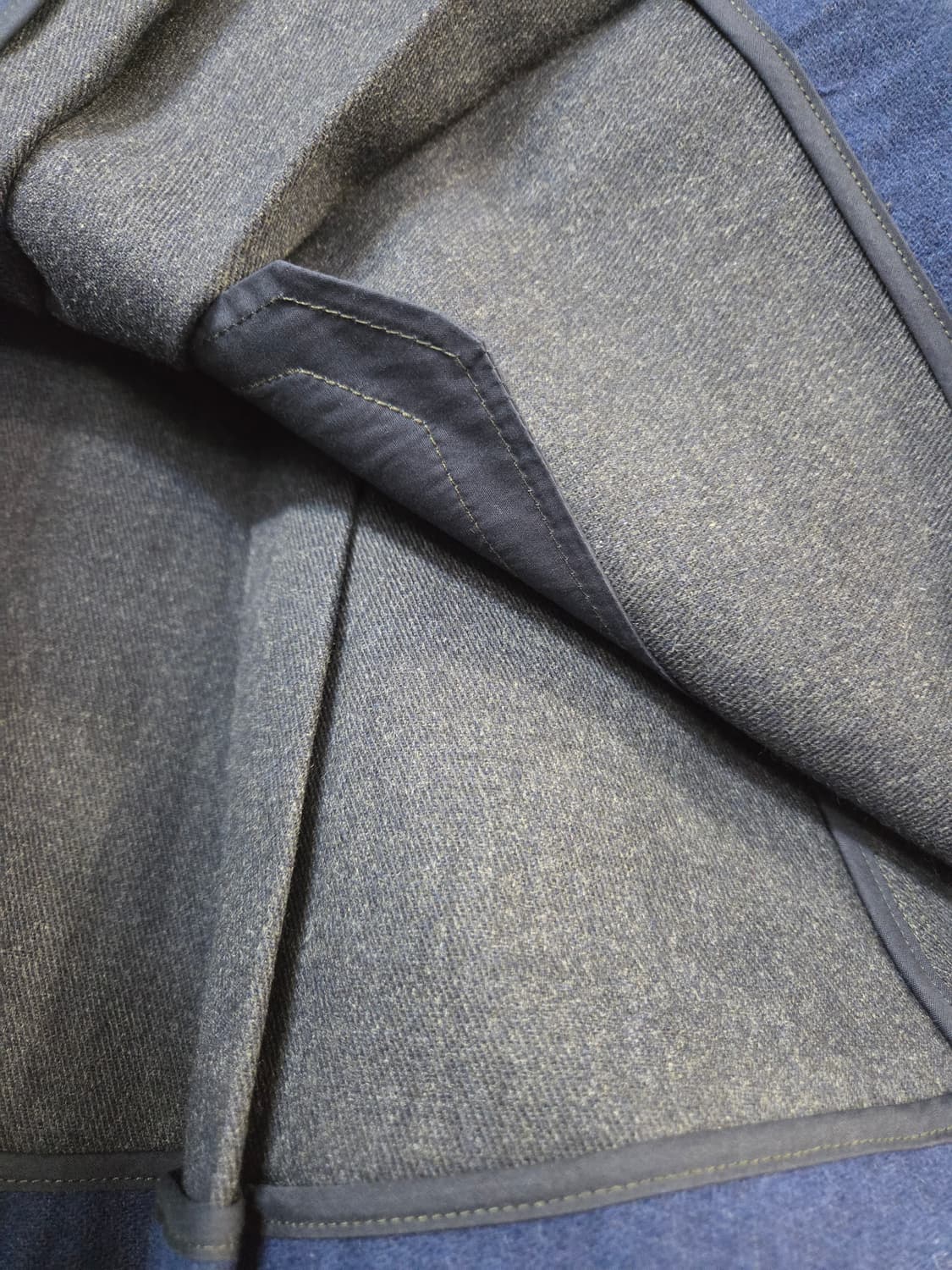 G-STAR네이비 플리츠 미니 스커트(26) 상품이미지5