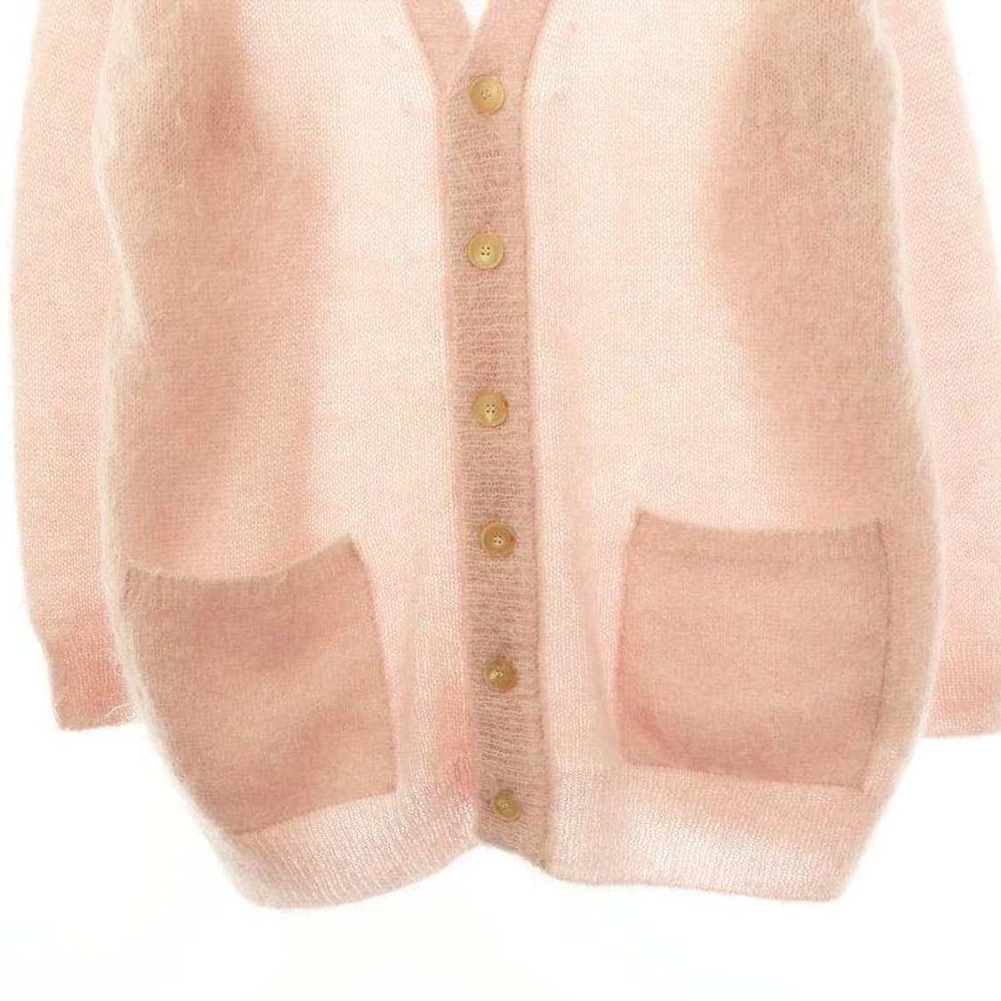 오라리 모헤어 핑크 가디건 상품이미지4
