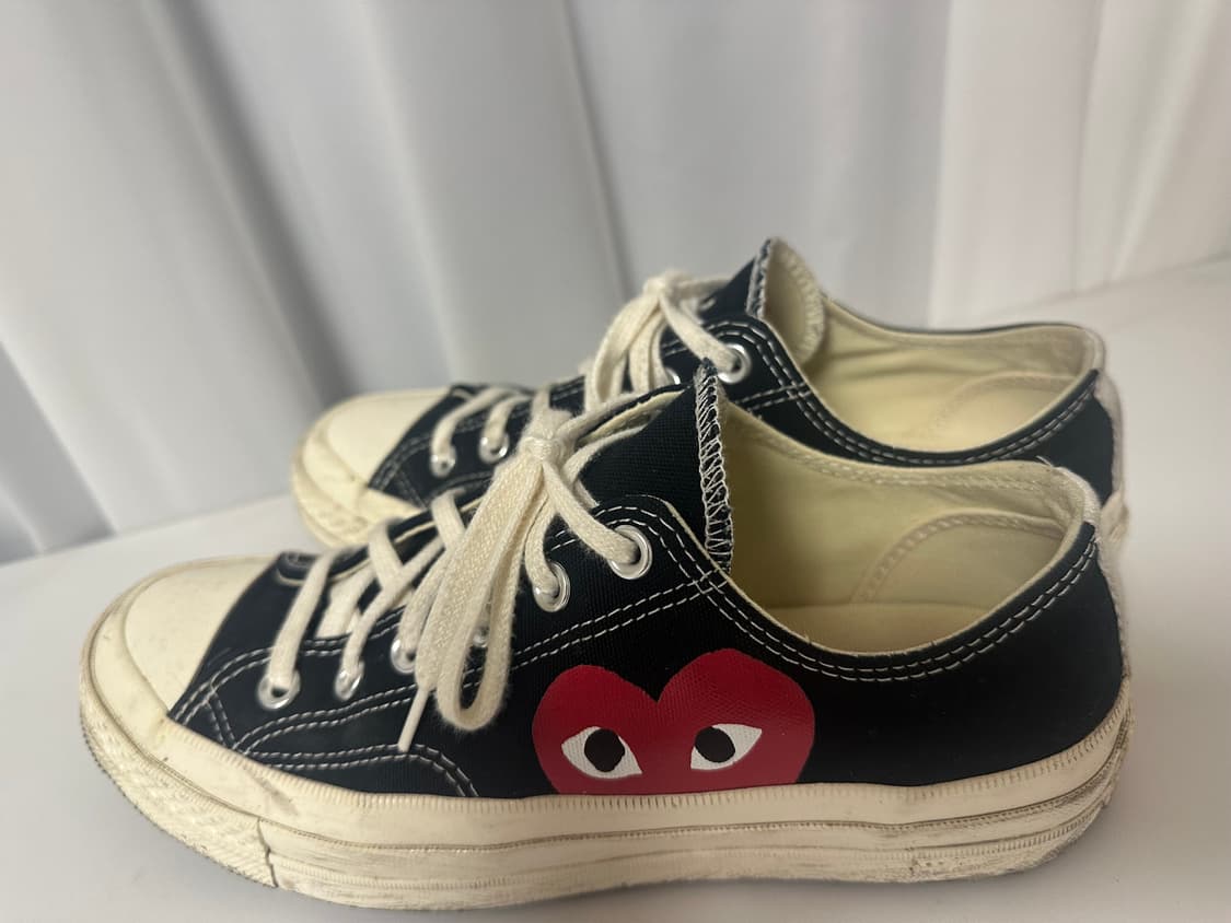 꼼데가르송 컨버스 로우 블랙 260 상품이미지2