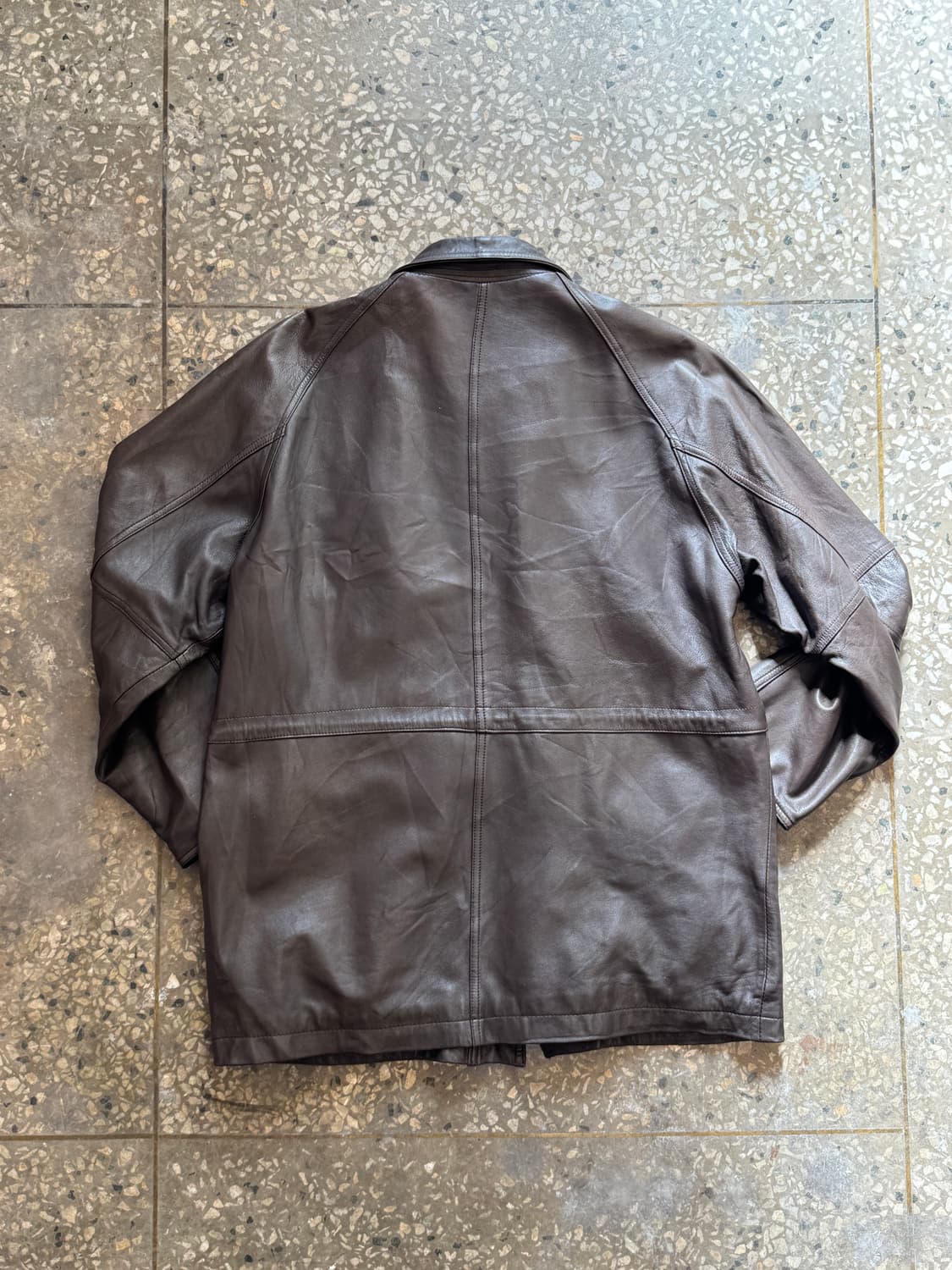 빈티지 양가죽 브라운 카코트(O50) 상품이미지2