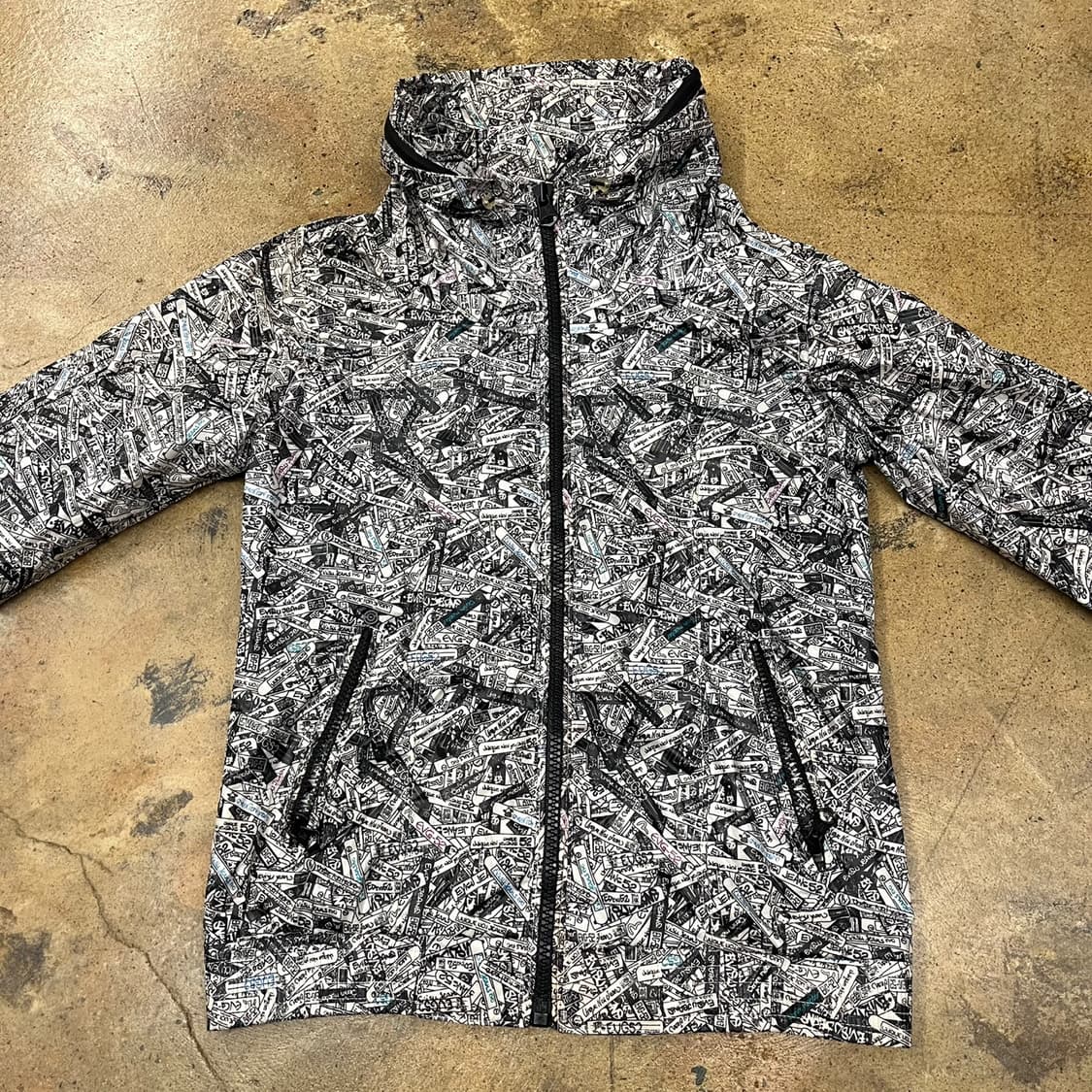 [정품/M] 에비수 패턴 풀집업 자켓 b17 상품이미지3