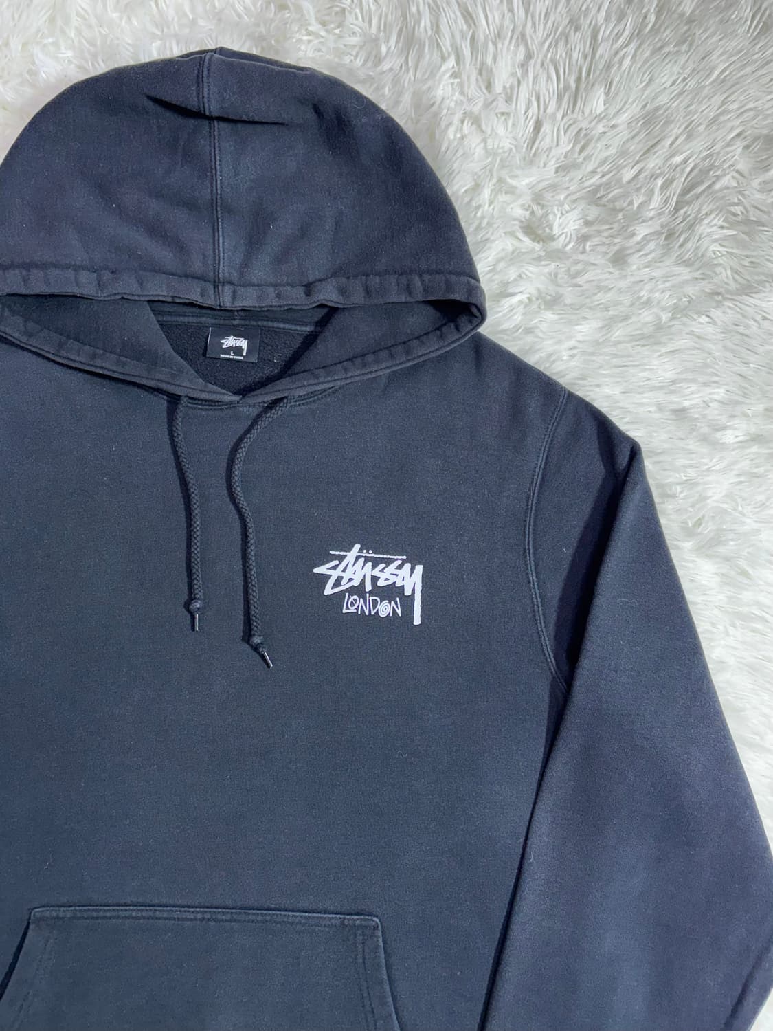 스투시 런던 블랙 빅로고 후ㄷ 상품이미지7