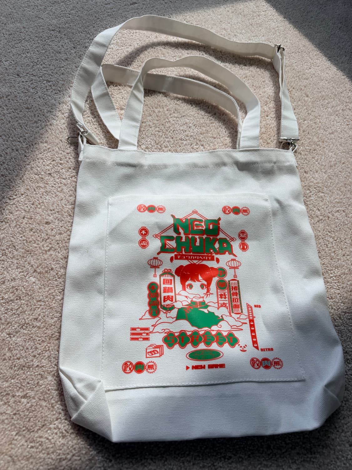 일본 스트릿 브랜드 에코백 (츄카타베타이) 상품이미지1