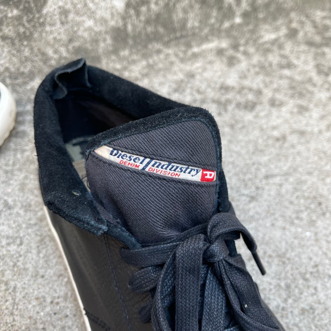 [280] Diesel VTG 레더/스웨이드 하이탑 스니커즈 상품이미지5