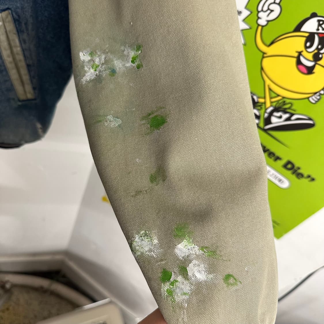 디스트로이드 빈티지 데님 바시티 자켓 상품이미지6