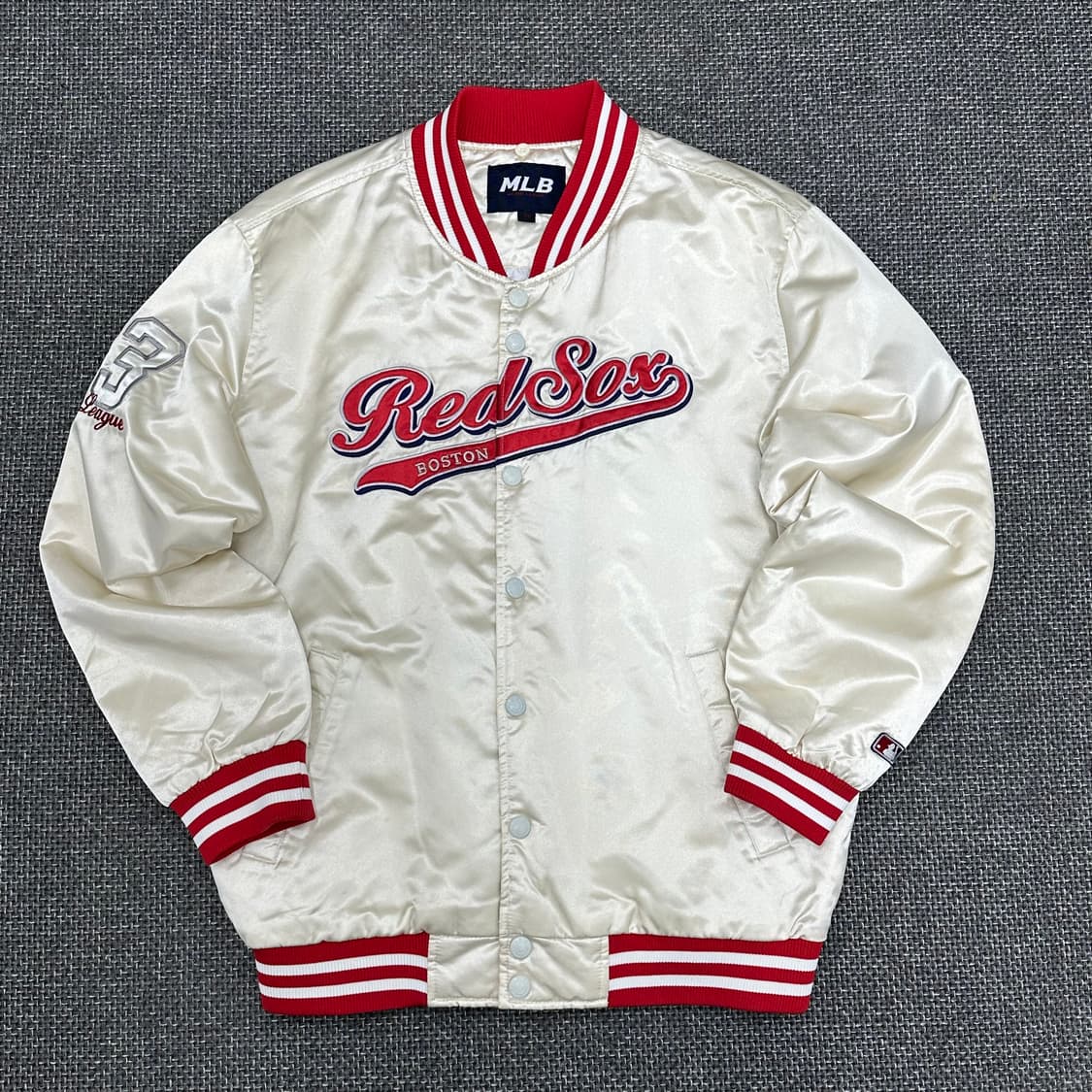 MLB 00s 올드스쿨 보스턴 레드삭스 새틴 야구점퍼 100 상품이미지2
