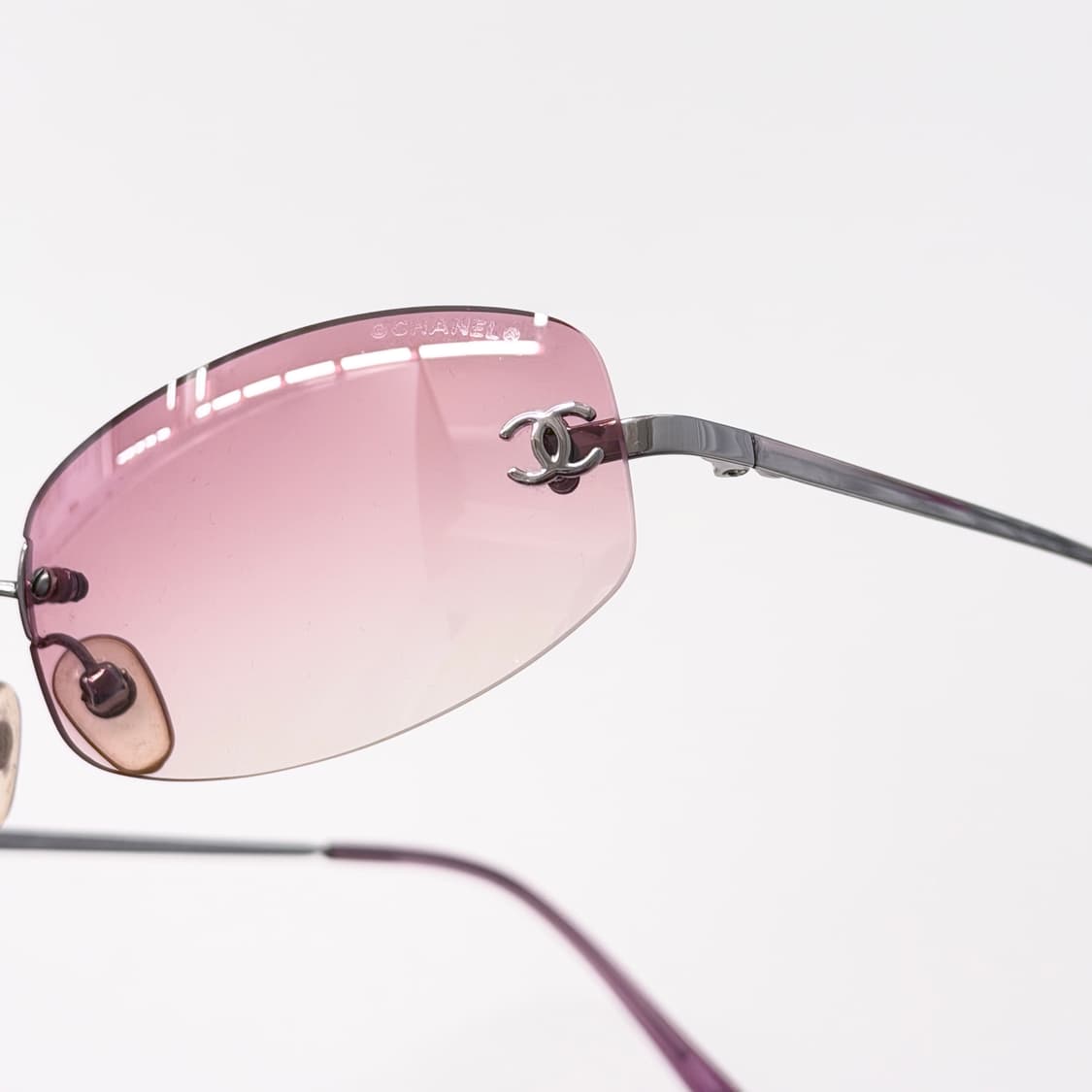 00's 샤넬 4002 림리스 무테 선글라스  상품이미지1
