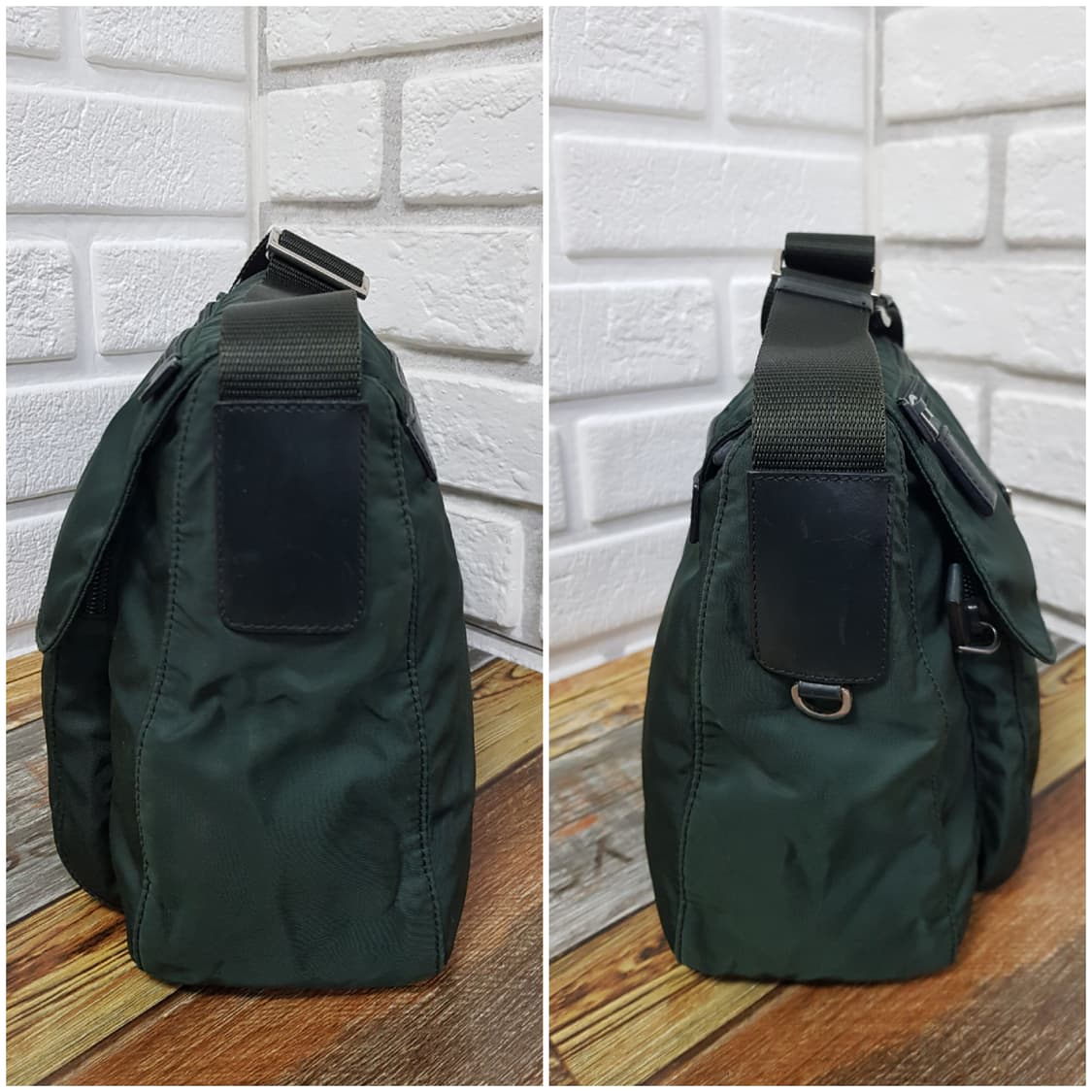 [정품] 프라다 테수토 메신저백 카키 상품이미지5