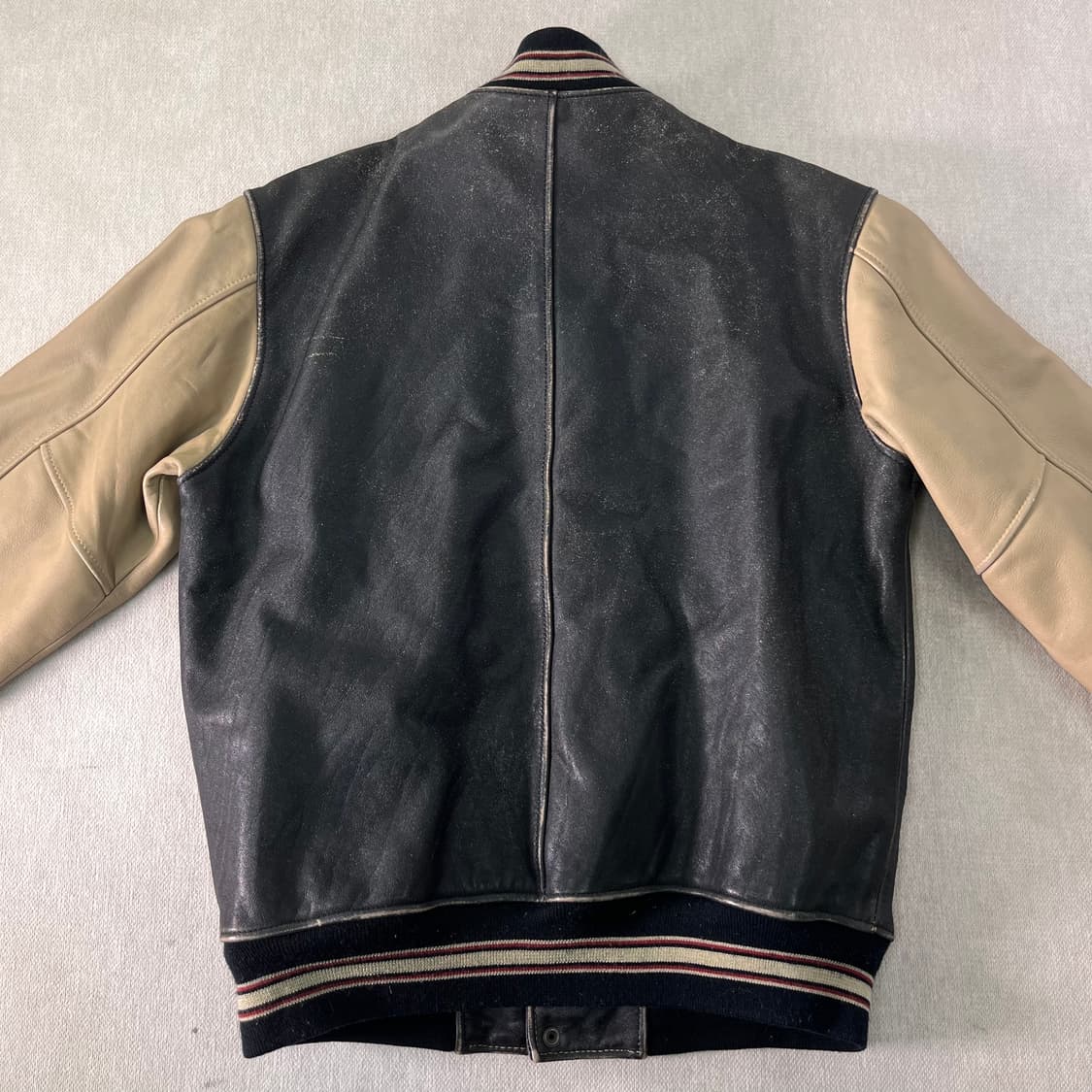 100 아비렉스 오리지널 빈티지 레더 바시티 자켓 상품이미지2