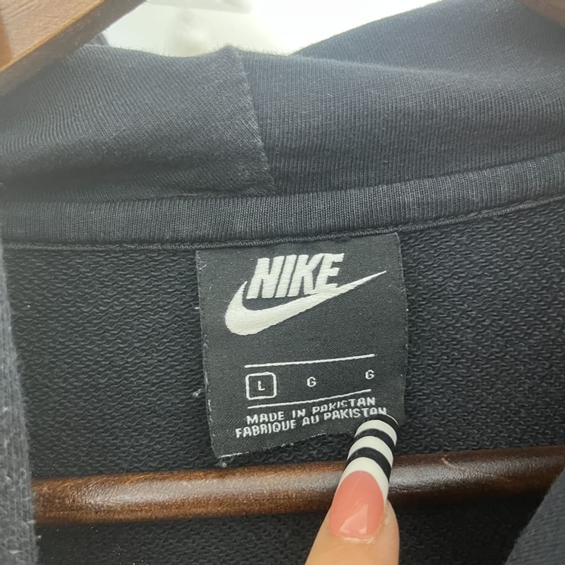 나이키 월드투어 스트릿 펑크 더블스우시 후드티 L C10417 상품이미지5