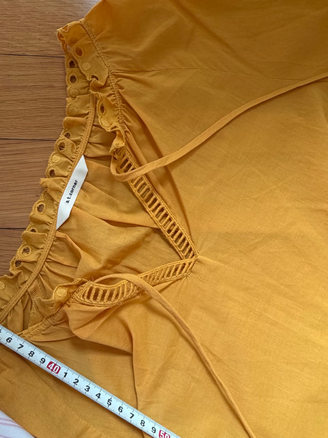 a.t. corner 앳코너 태슬 레이스 원피스 상품이미지6