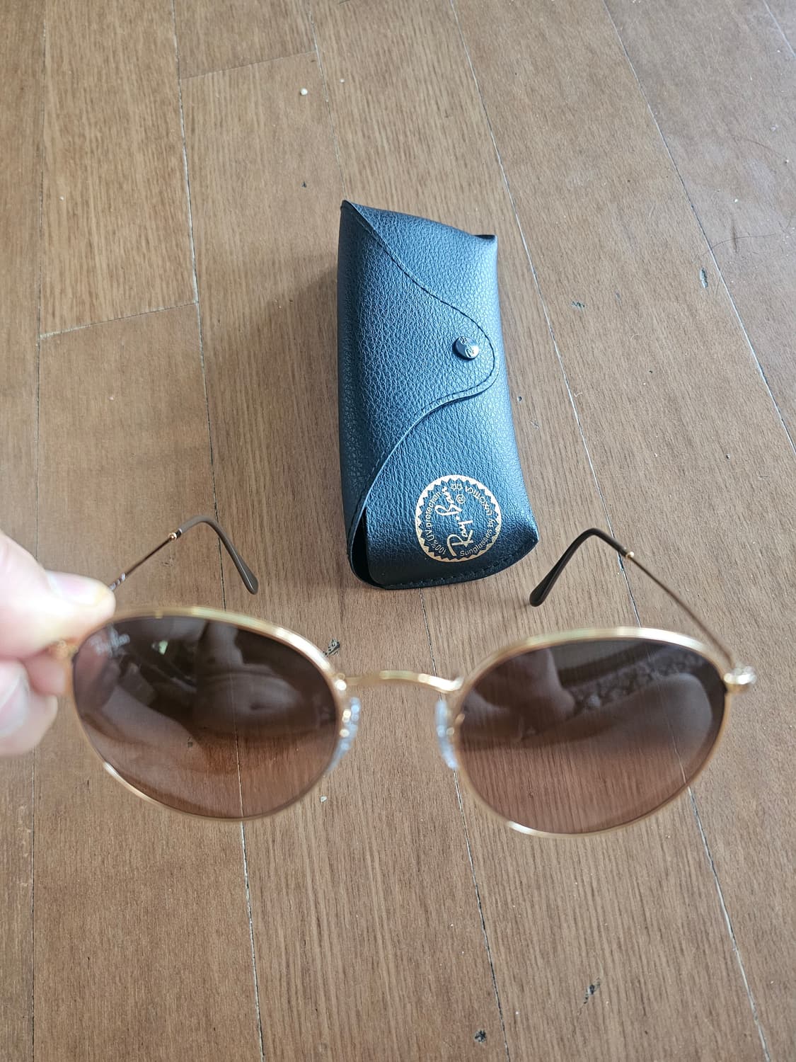 (1회착용)레이벤 브라운 렌즈 케이스포함 상품이미지2