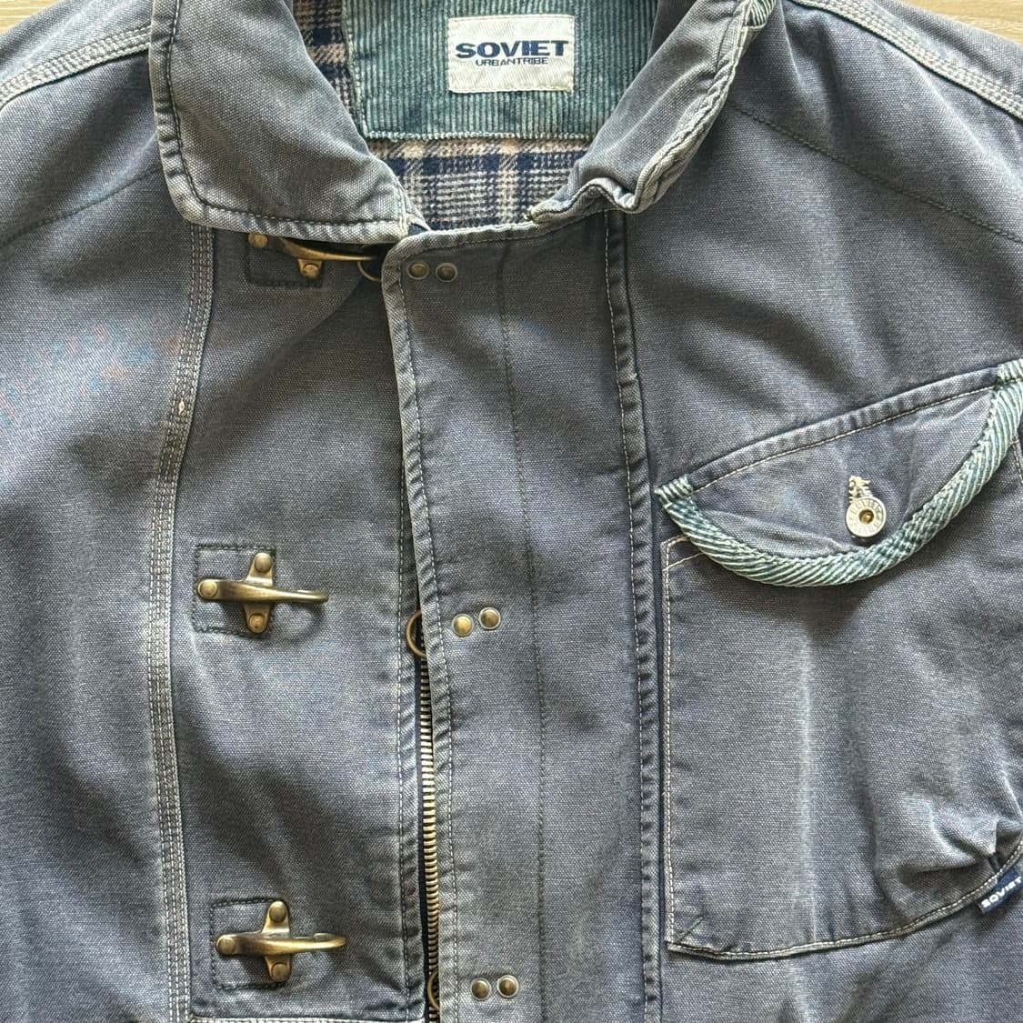 SOVIET 캔버스 파이어맨워크자켓 상품이미지2