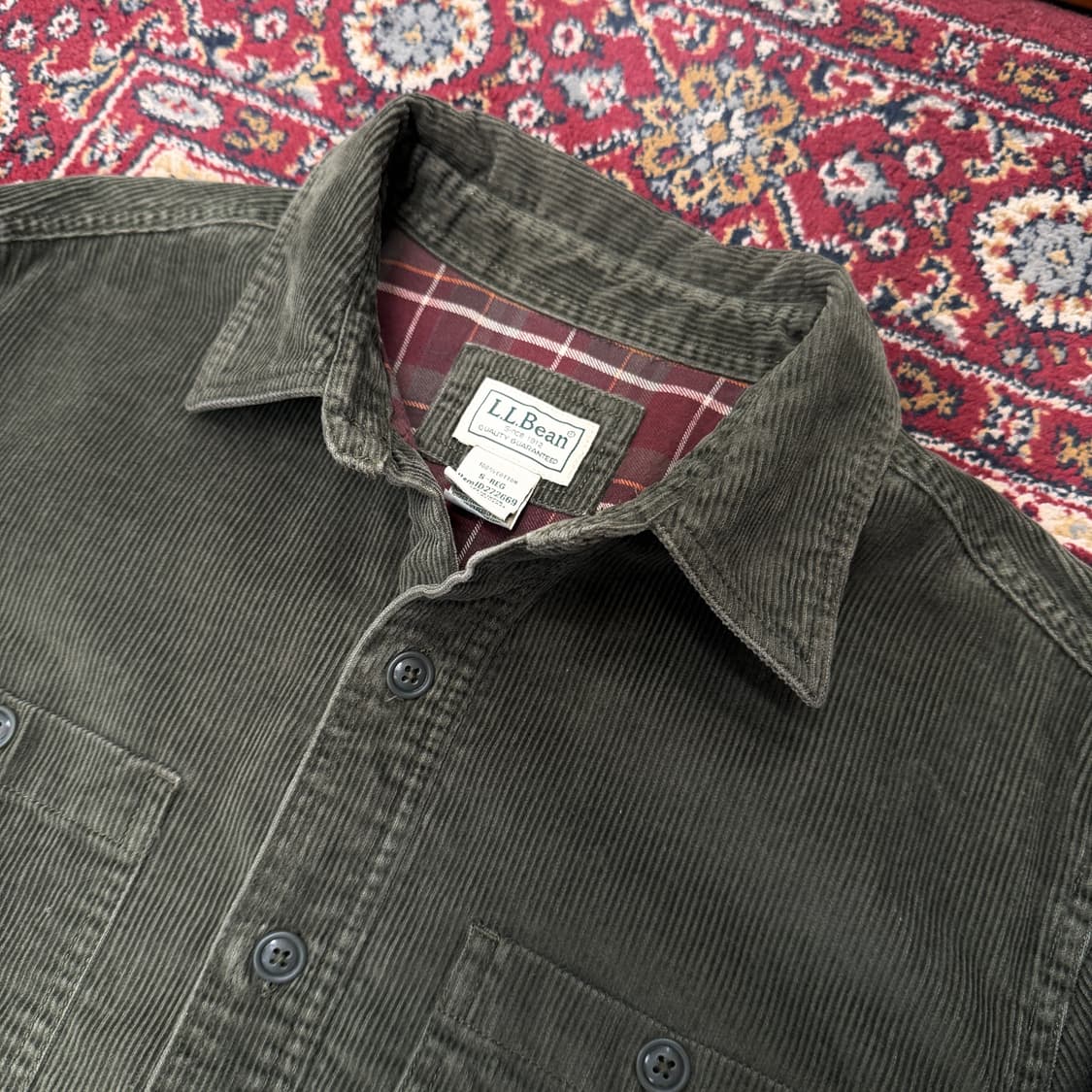 엘엘빈 코듀로이 라인드 셔츠 [ 100 ] 상품이미지2