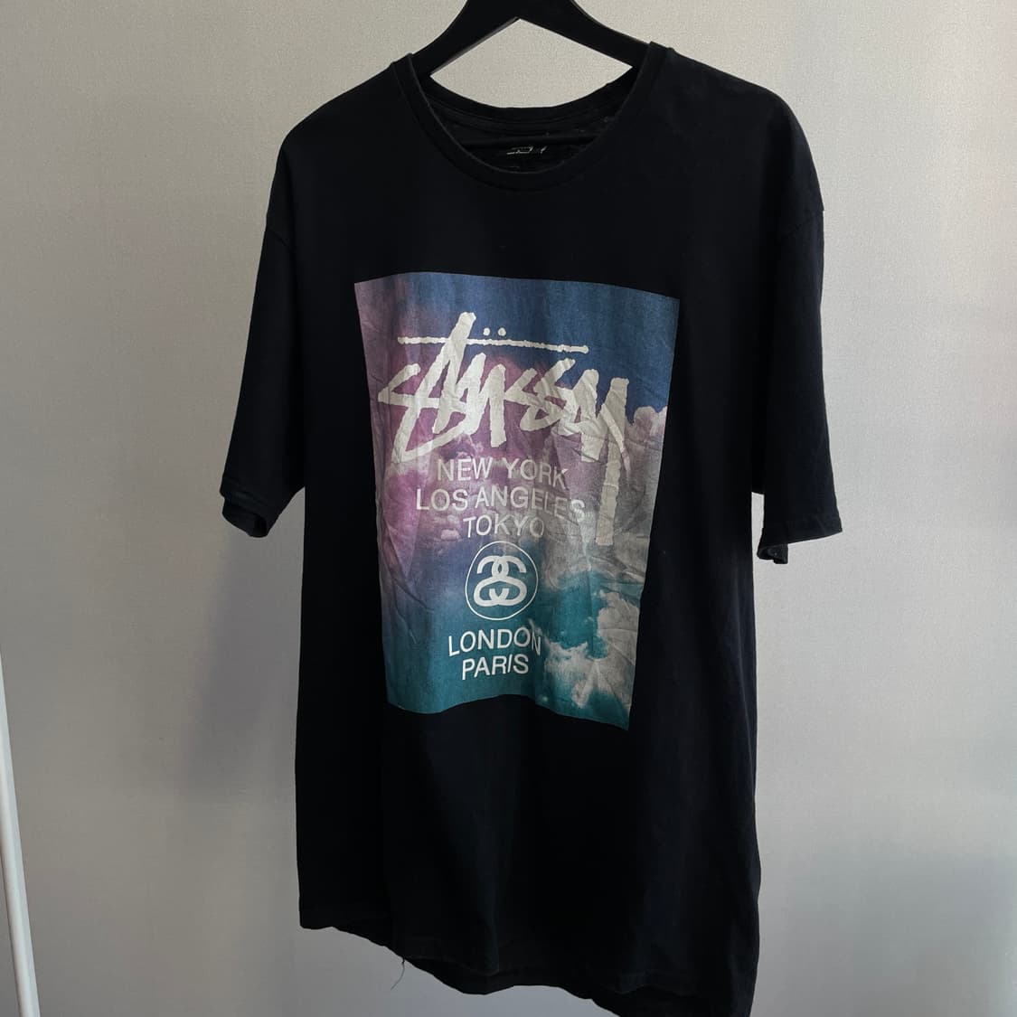 Stussy 스투시 월드투어 클라우드 반팔 티셔츠 상품이미지1