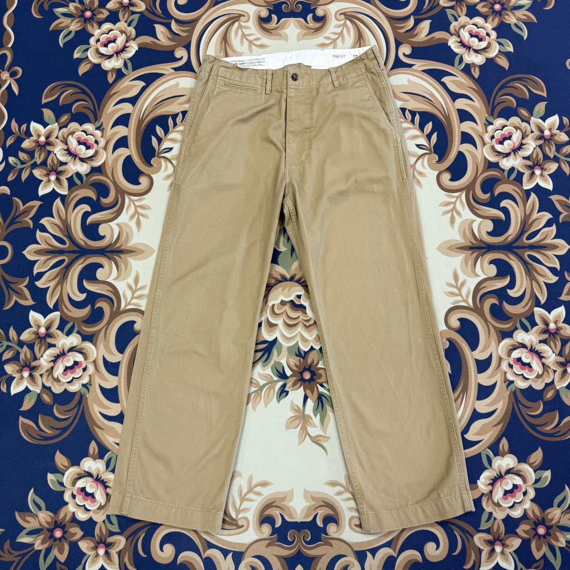 (32)아웃스탠딩 Outstanding 오피서 코튼 치노팬츠(베이지) 상품이미지1