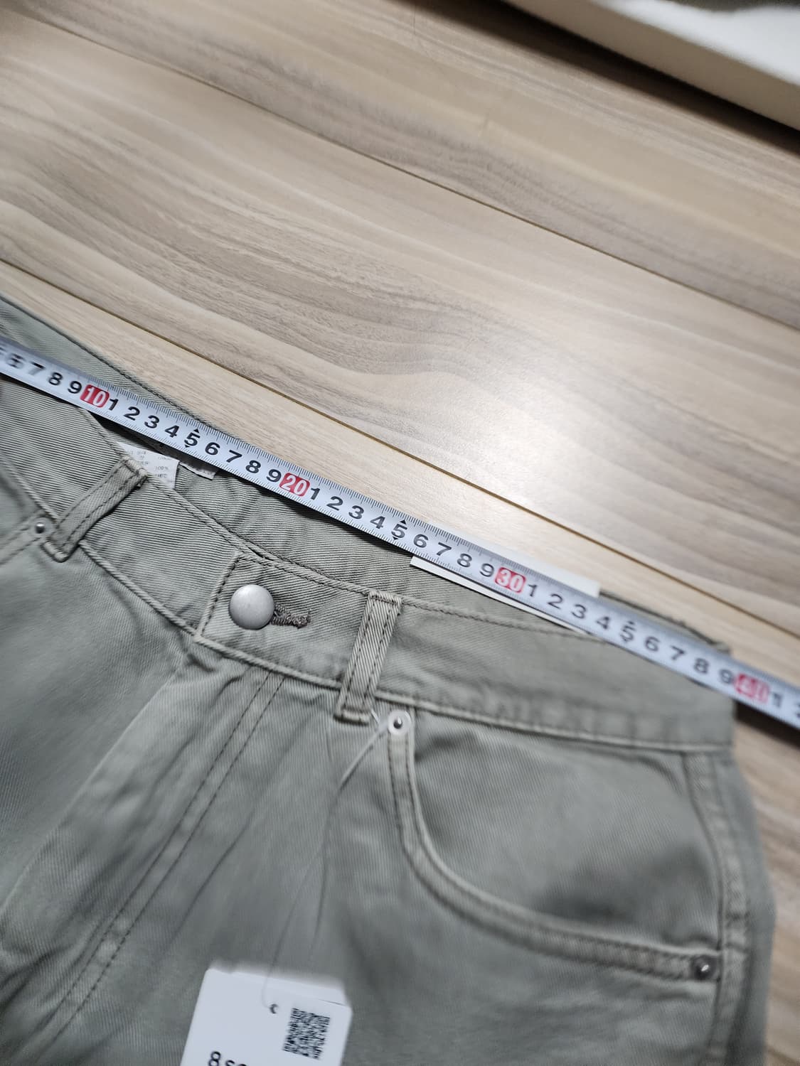 에잇세컨즈가먼트다잉팬츠바지라이트그레이 상품이미지4