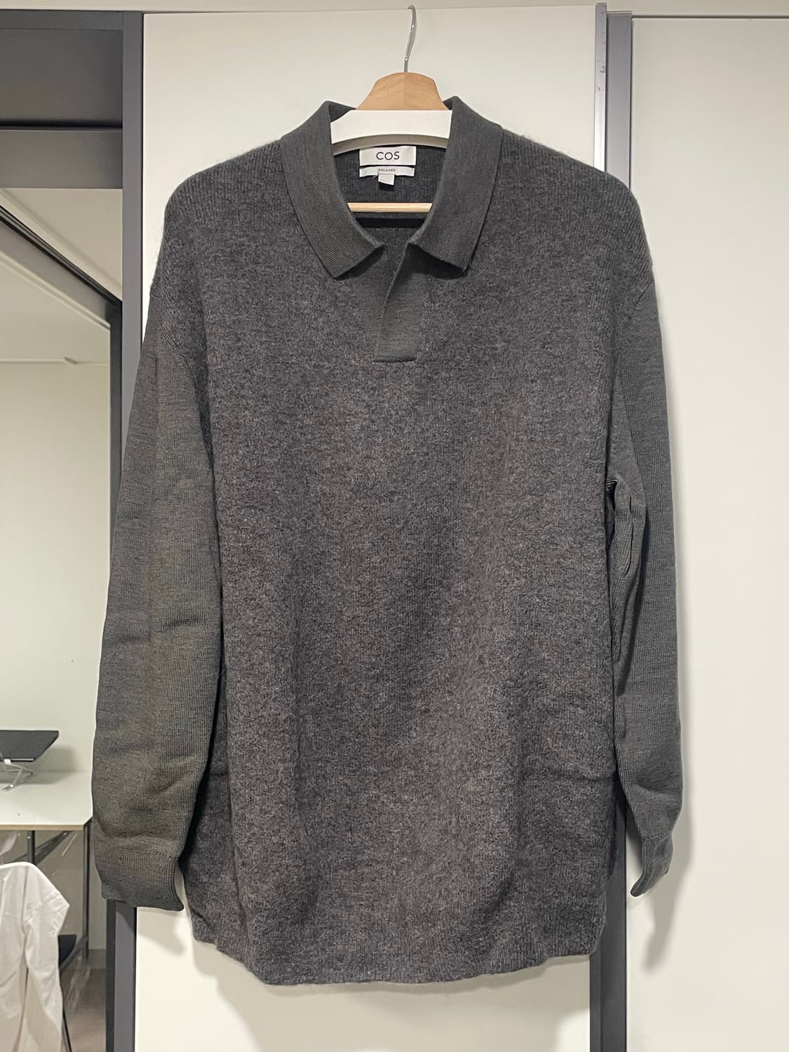 cos 오픈 카리 니트 그레이 L 상품이미지3