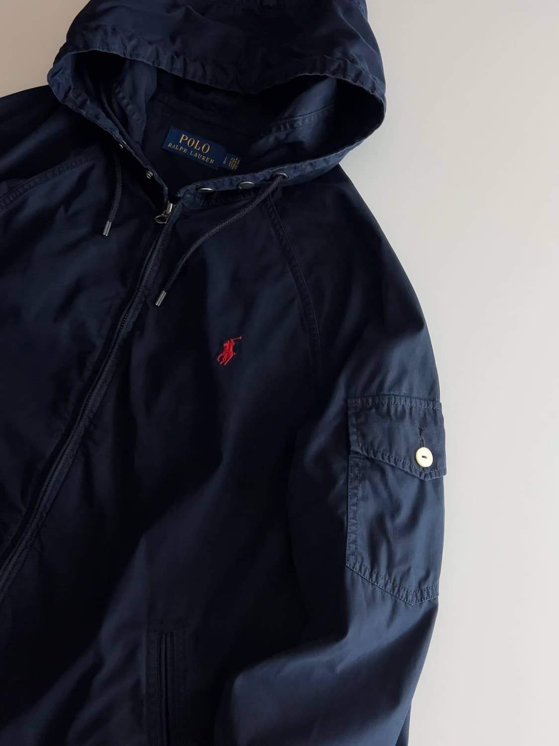 폴로 랄프로렌 네이비 후드자켓 L 상품이미지4