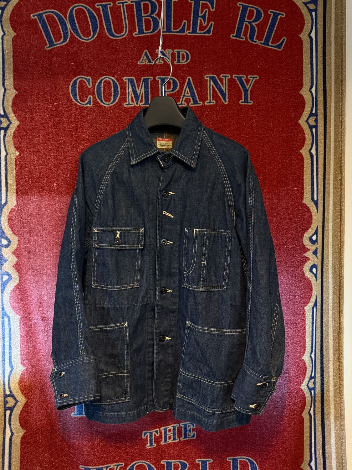 UES RAILWAY 유니언메이드 데님 커버올 자켓 1 상품이미지1