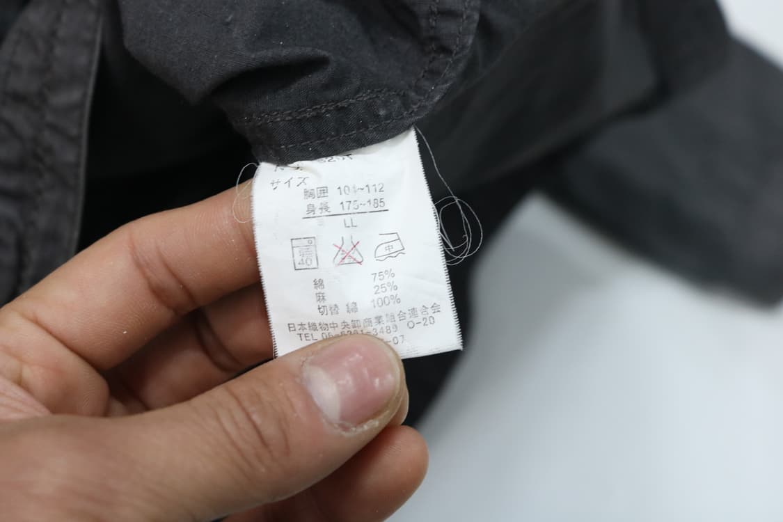 Time Flies 타임플라이즈 빈티지 코튼 린넨 워크 자켓 (LL) 상품이미지9