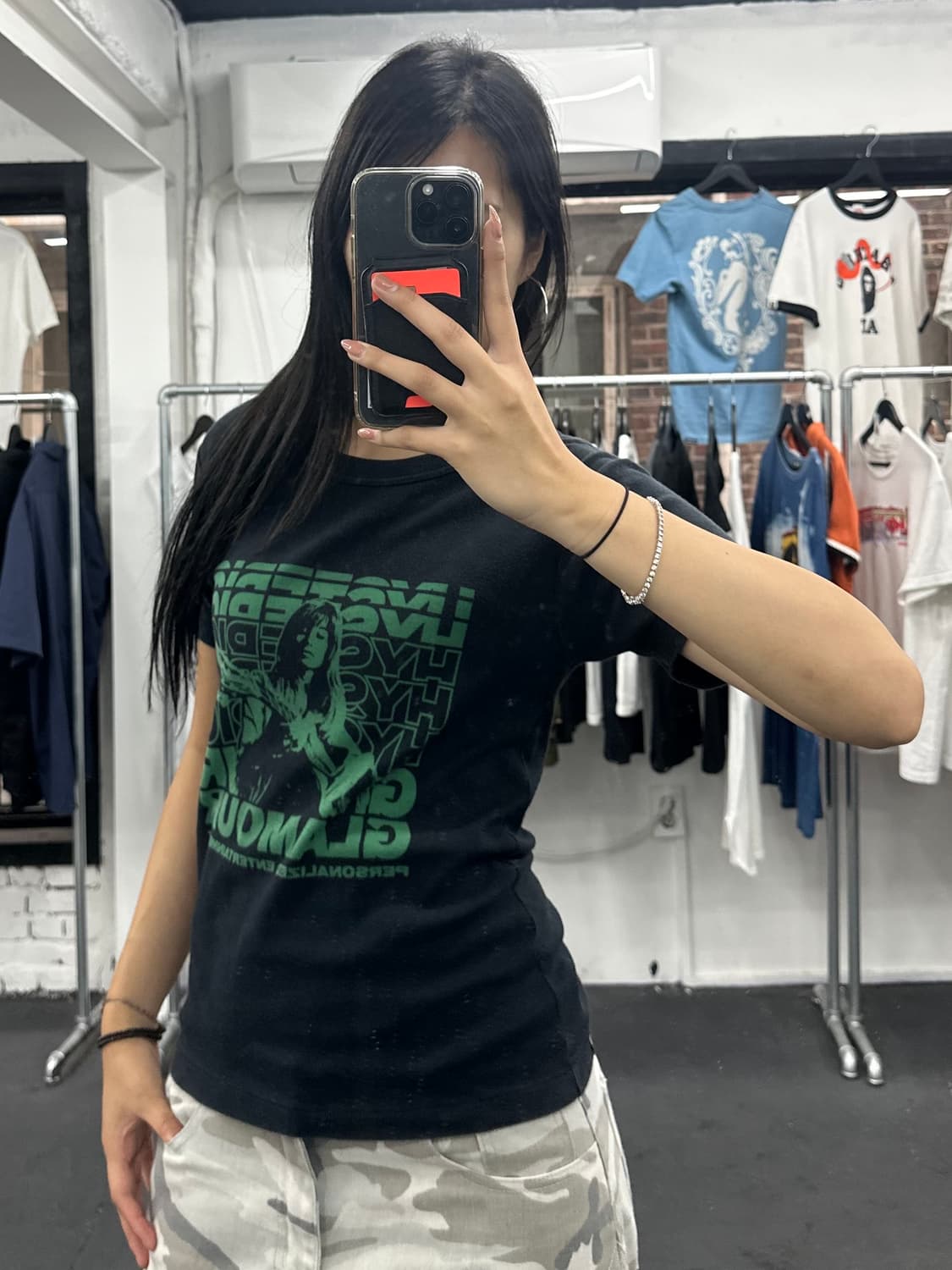 히스테릭 글래머 히스걸 그래픽 티셔츠 상품이미지4