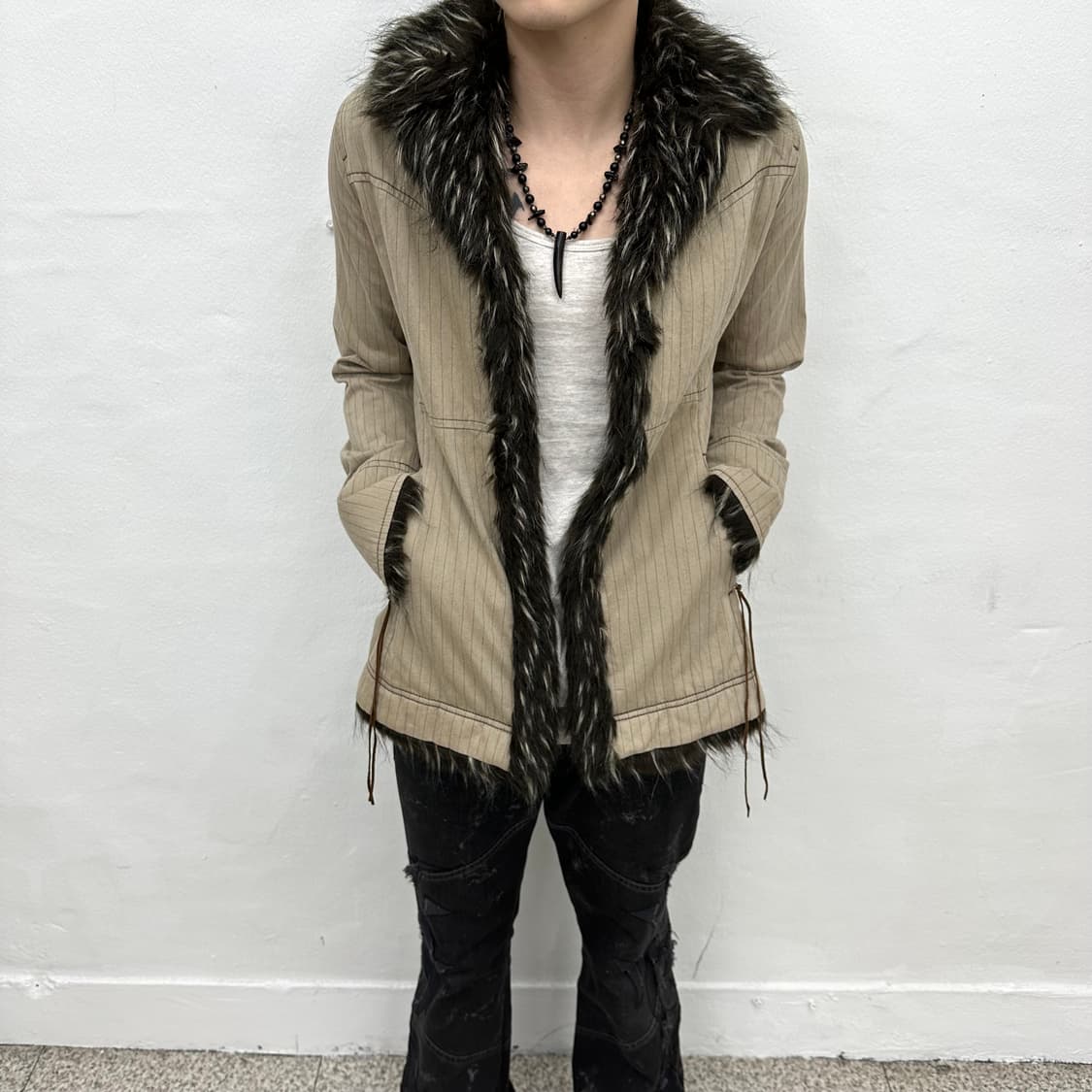 Levi’s fur trimming coat jacket 상품이미지2