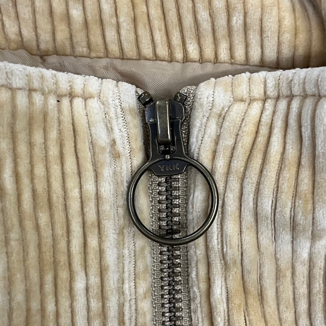 [정품/L] 코닥 코듀로이 짚업 자켓 아이보리 b10 상품이미지8