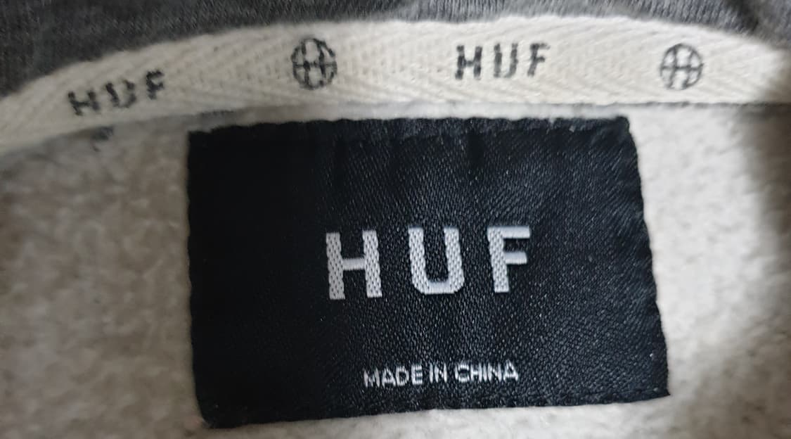 HUF 카모 포인트 후드티 그레이 (L) 상품이미지2