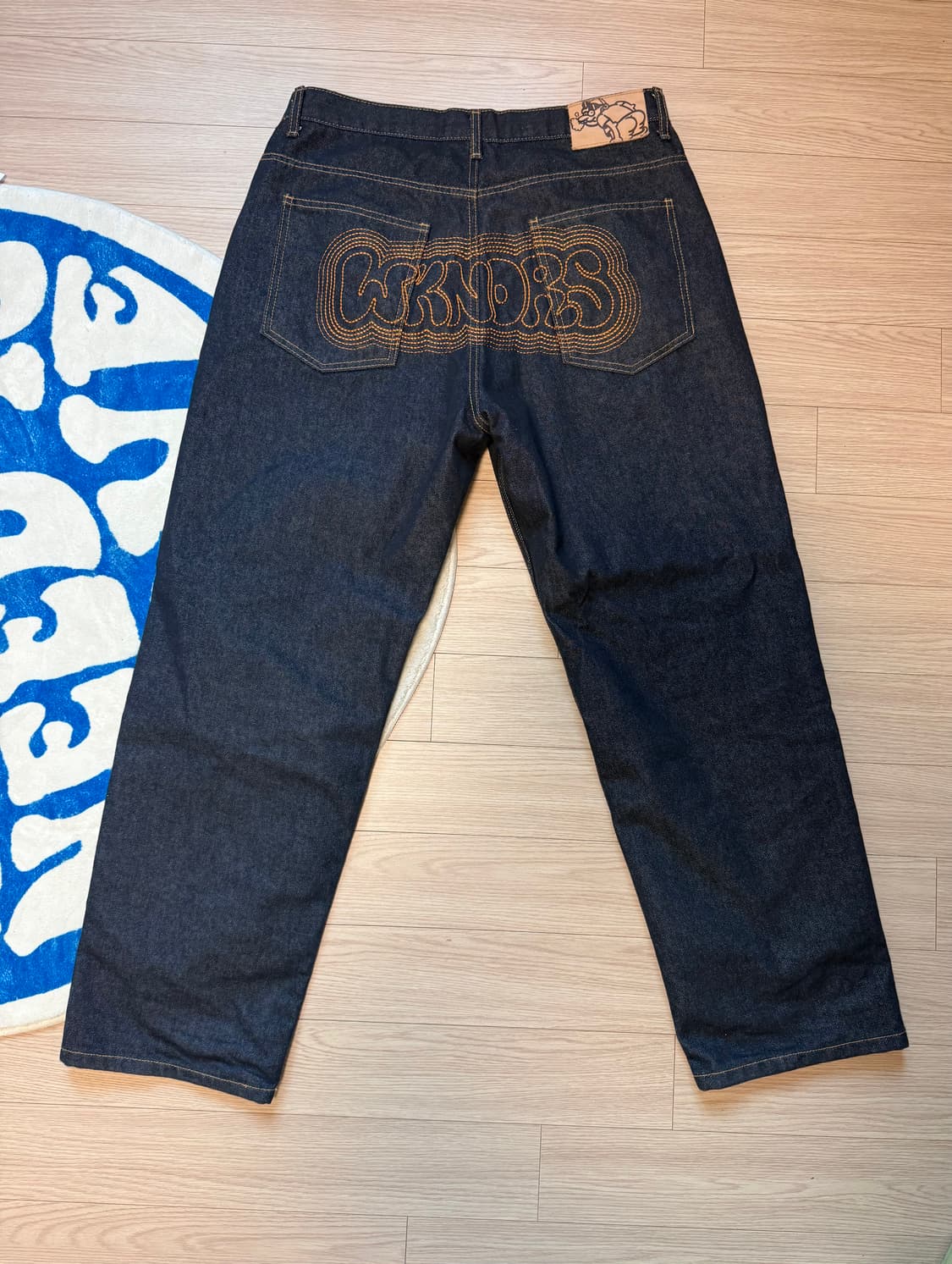 위캔더스 CHAIN STITCH 데님팬츠 판매합니다 상품이미지2