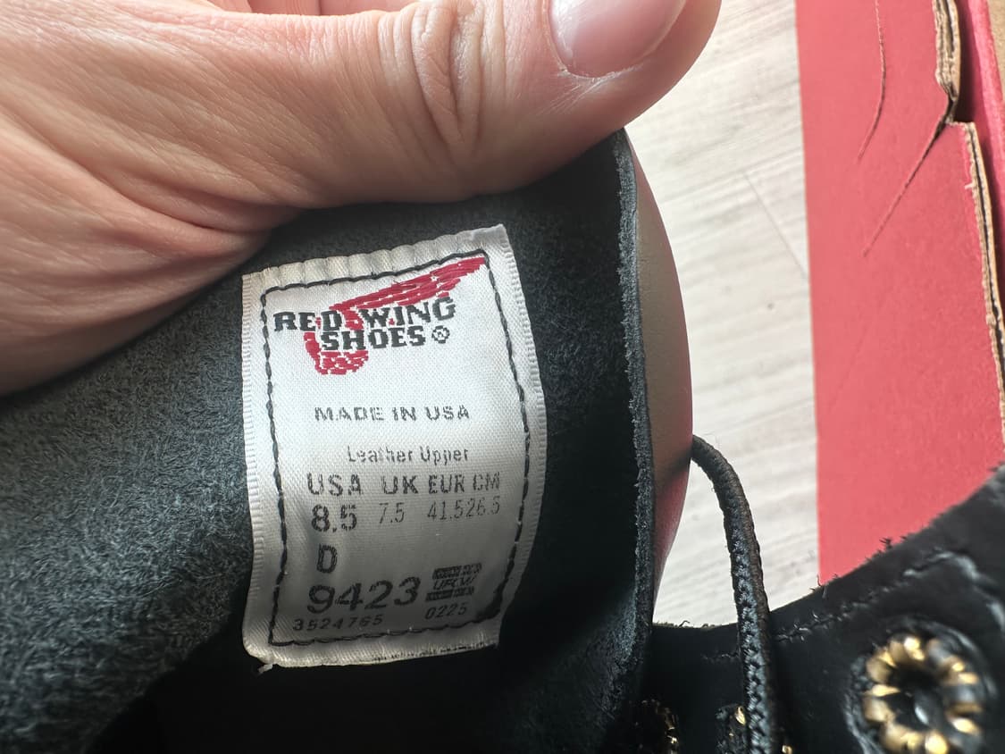 레드윙 벡맨 9423 엑스칼리버 8.5D 새상품 상품이미지8