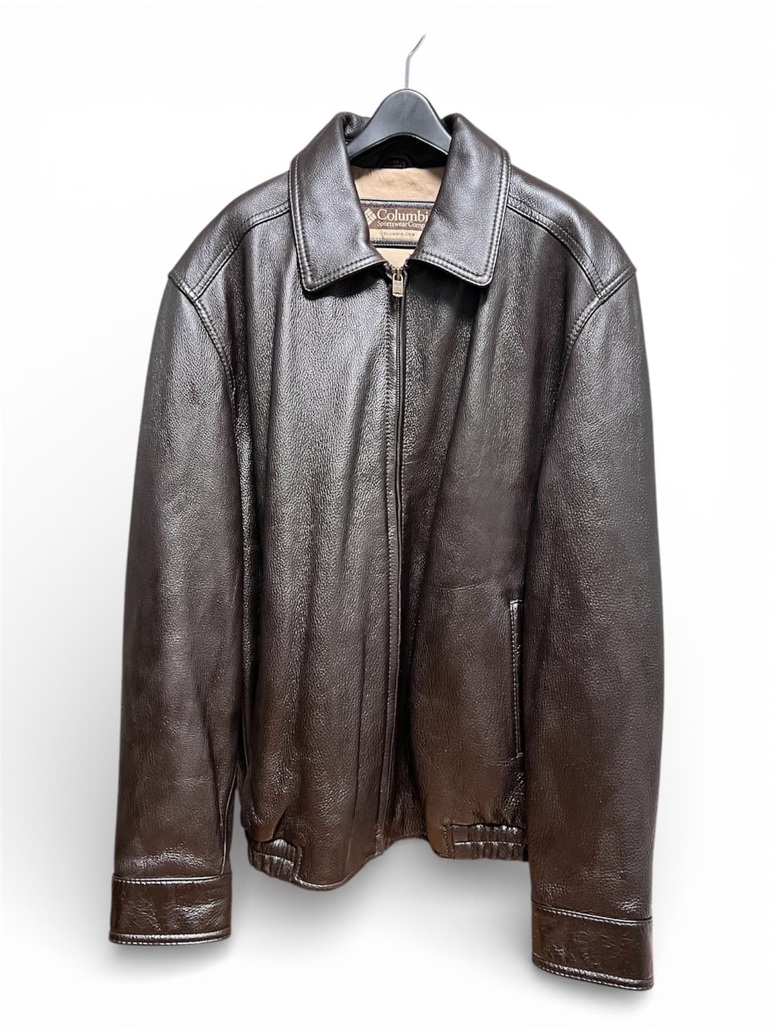 Coulmbia Leather bomber jacket XL 상품이미지3