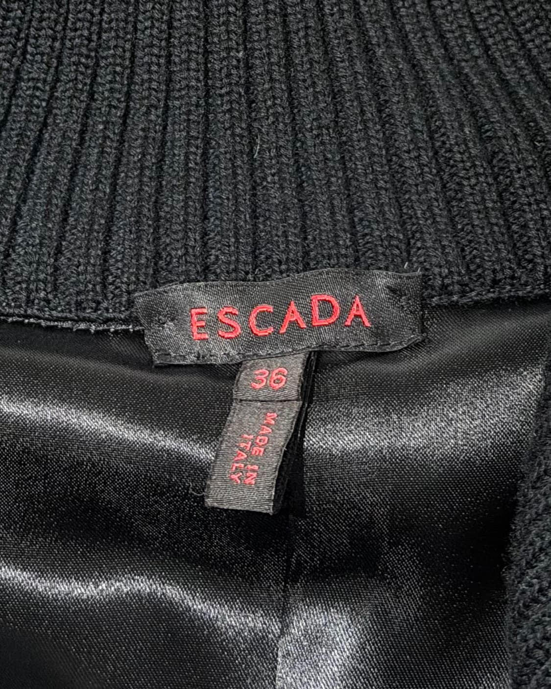 에스카다 브라운 블랙 레오파드 퍼 니트 가디건 상품이미지7