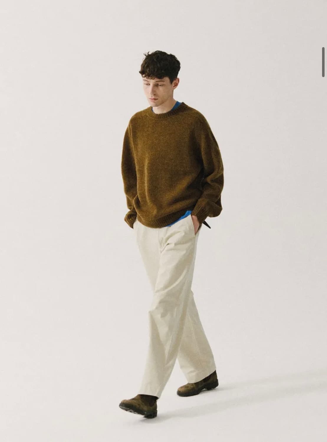 토마스모어 코듀로이팬츠-코코넛밀크 상품이미지1