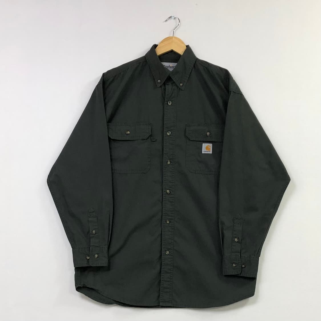 XL 칼하트 카키 워크 셔츠 상품이미지2