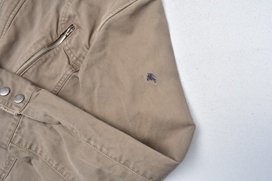 90S 버버리 웨스턴 코튼 셔츠 자켓 셔켓 M N0826 상품이미지4