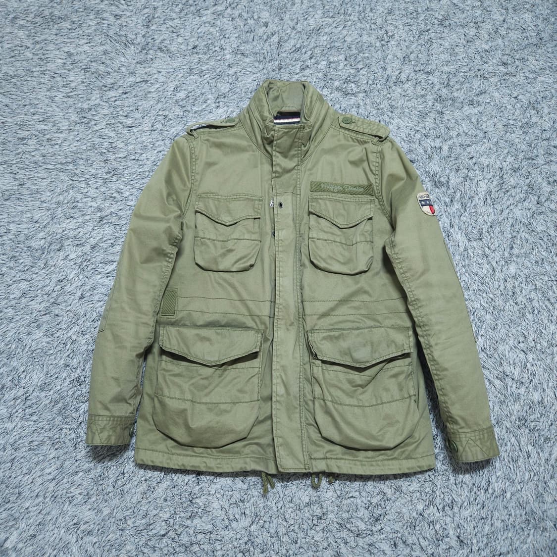 타미힐피거데님) XL 남자 야상점퍼 사파리자켓 / 왕눈이샵 상품이미지2
